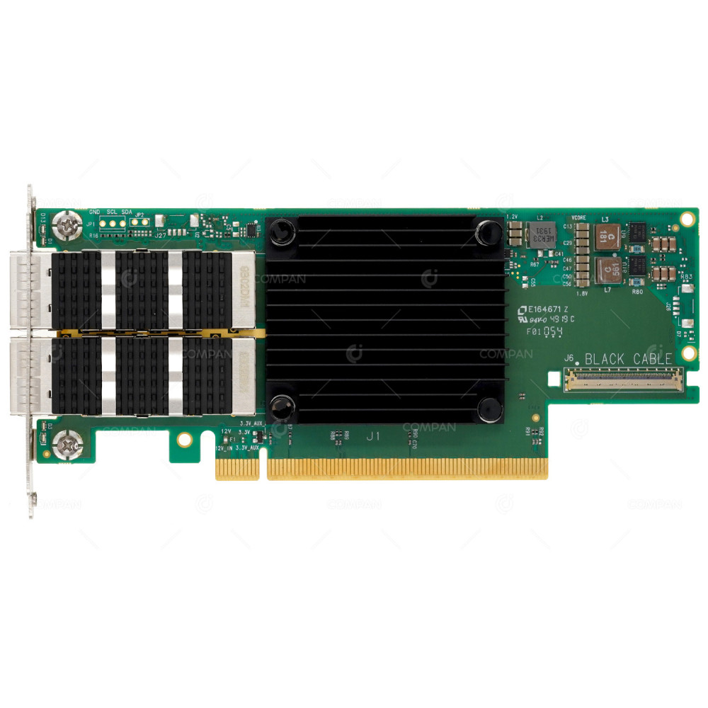 MCX653106A-ECAT DDN LP  NVIDIA CONNECTX-6 HDR 100G DUAL PORT QSFP56 PCIE 4.0 X16 ADAPTER FOR SFA18KX LOW PROFILE